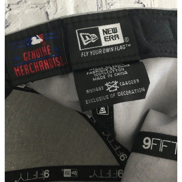 New Era Cap Hat Unisex Size ML Color Grey Black Purple Colorado Rockies MLB - Picture 4 of 8